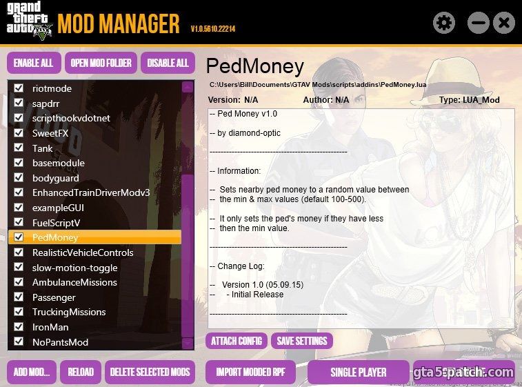 Mod Manager 1.0.5626.9879