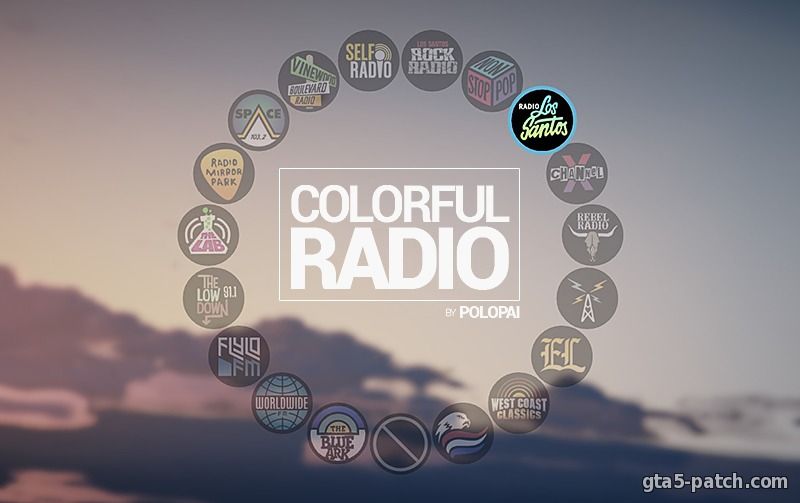Цветные иконки радио + оружие 1.0